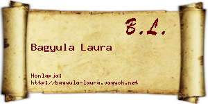 Bagyula Laura névjegykártya